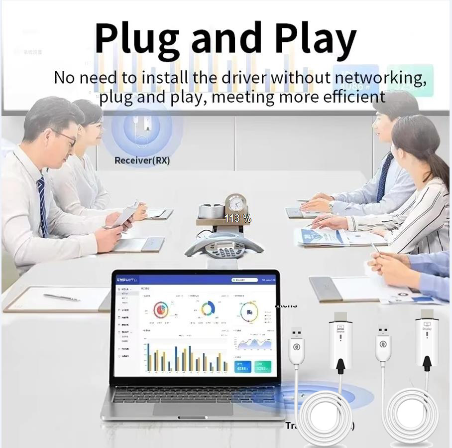 Wireless Hdmi Receiver For Projector - 30m 1080P ワイヤレス HDMI ビデオ送信機および受信機エクステンダー ケーブル