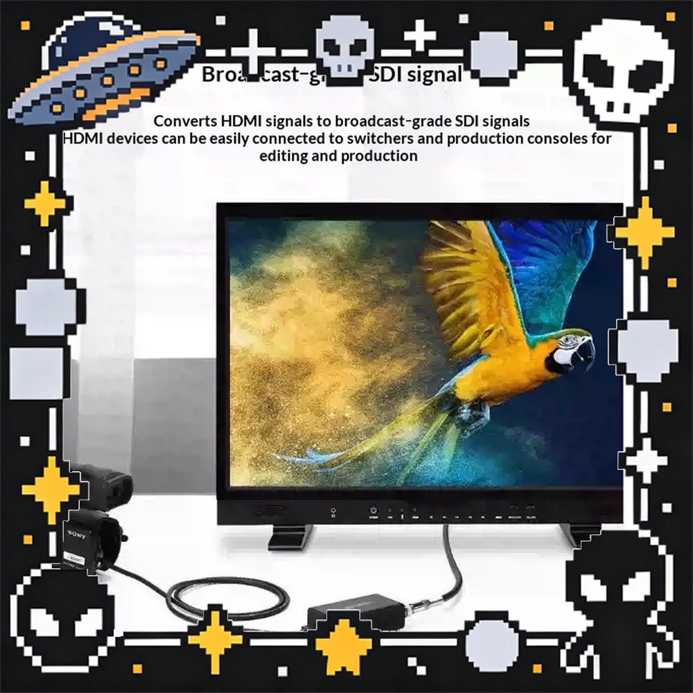Sdi To Hdmi Converter Broadcast - UGREEN CM132-40966 HDMI-SDI変換アダプター。1080P HD、3G SDI、BNCビデオ出力に対応。テレビカメラ、モニター、放送機器に。