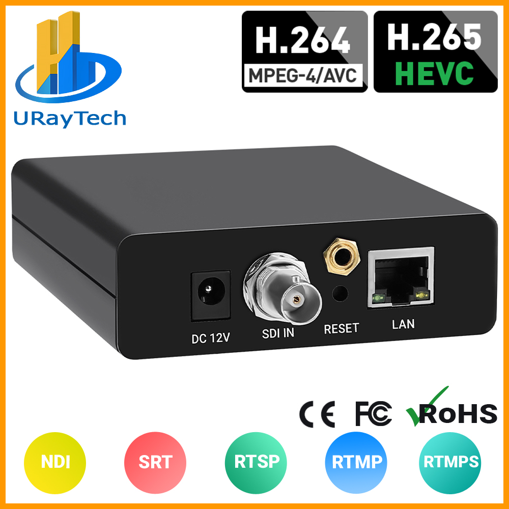 Sdi To Hdmi Converter Broadcast - HEVC-IPビデオストリーミングエンコーダ、エンコーダコンバータ、ライブブロードキャストサーバー、hdmi sdiからndi、srt、rtmp、rmtps、h.265、h.264