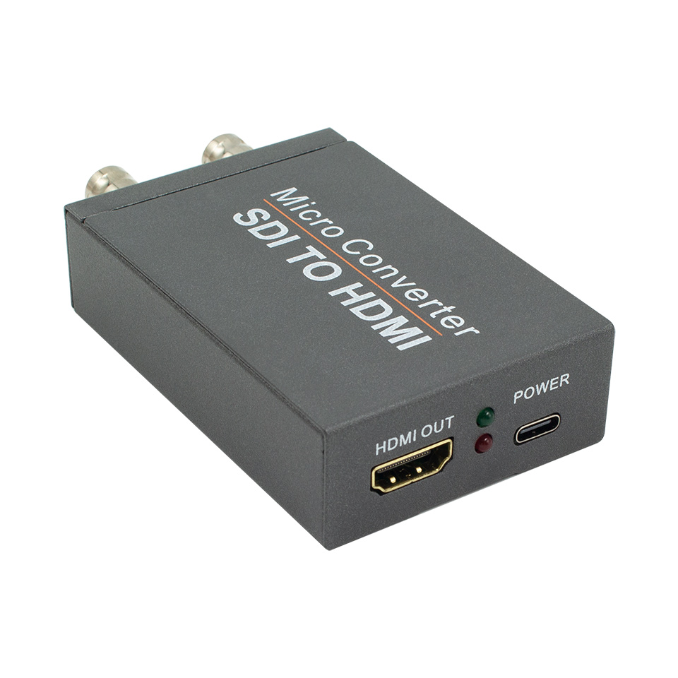 Sdi To Hdmi Converter Broadcast - SDI to HDMIアダプター、BNC to HDMIコンバーターは3G-SDI、HD-SDI、SD-SDI信号に適用可能で、放送テレビで広く使用されています。