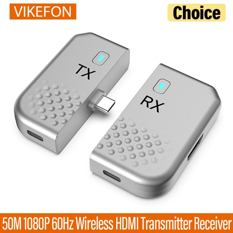Wireless Hdmi Receiver For Projector - ワイヤレスHDMIエクステンダー。最大50mの長距離伝送が可能。1080P/60Hzに対応。PCやノートパソコンからテレビやプロジェクターへ画面をミラーリングできるドングル。