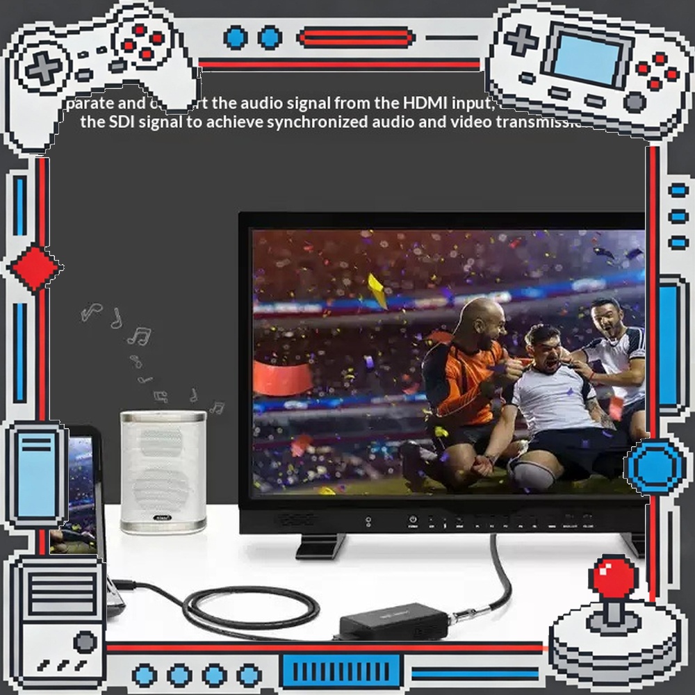 Sdi To Hdmi Converter Broadcast - UGREEN CM132-40966 HDMI-SDI変換アダプター。1080P HD、3G SDI、BNCビデオ出力に対応。テレビカメラ、モニター、放送機器に。
