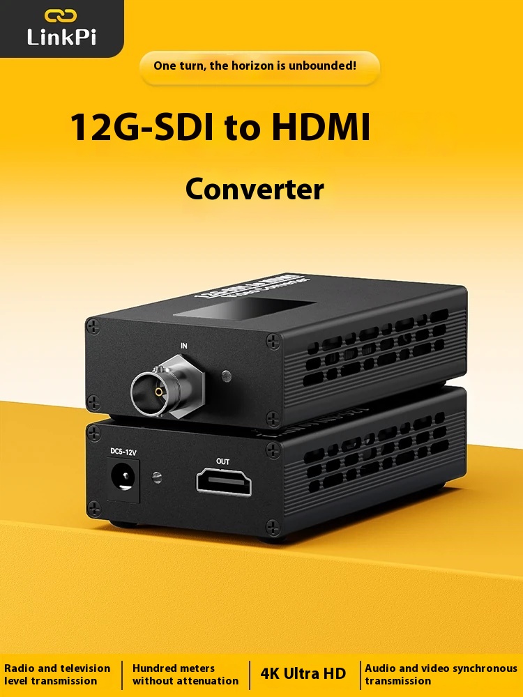 Sdi To Hdmi Converter Broadcast - プロフェッショナル 12G-SDI to HDMI 4K60 コンバーター