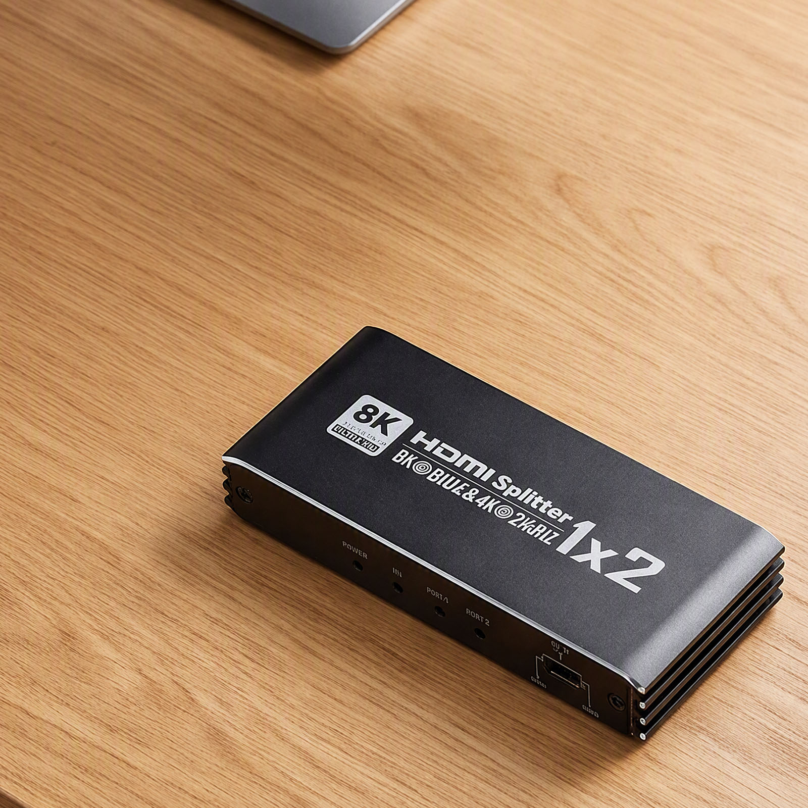 Hdmi Splitter 1 In 4 Out 4K 60Hz - HDMI対応、1入力2出力スプリッター、8K 60Hz、4K 120Hz、Dolby TrueHD、RGB 4:4:4、アルミニウム製筐体、セットトップボックス用。