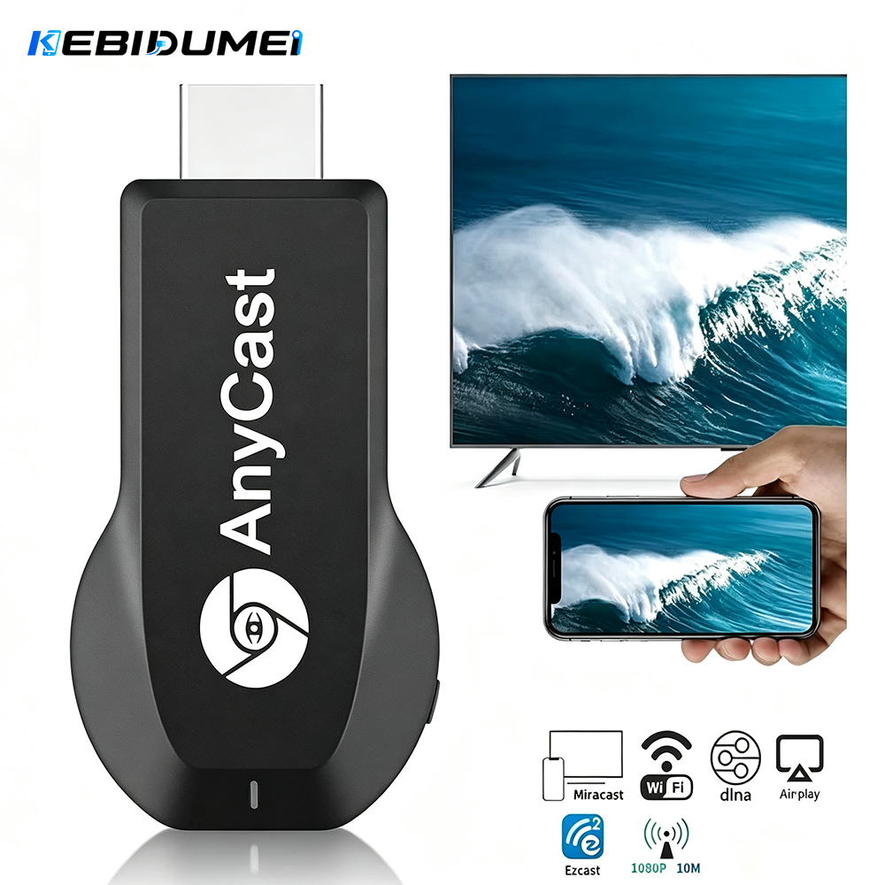 Wireless Hdmi Receiver For Projector - KEBIDUMEI 1080P M2 Pro ワイヤレスオーディオビデオ送信機、Wi-Fi対応TVスティック、ディスプレイドングル、HDMI互換、スマートTV、プロジェクター