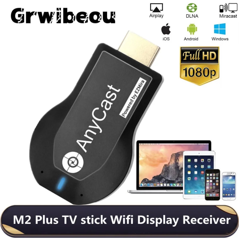 Wireless Hdmi Display Dongle Casting - テレビ用ワイヤレスビデオゲーム,HDMI付き,Wi-Fi,1080p,CarPlay,Miracast/AirPlay,Android/iOS TV用