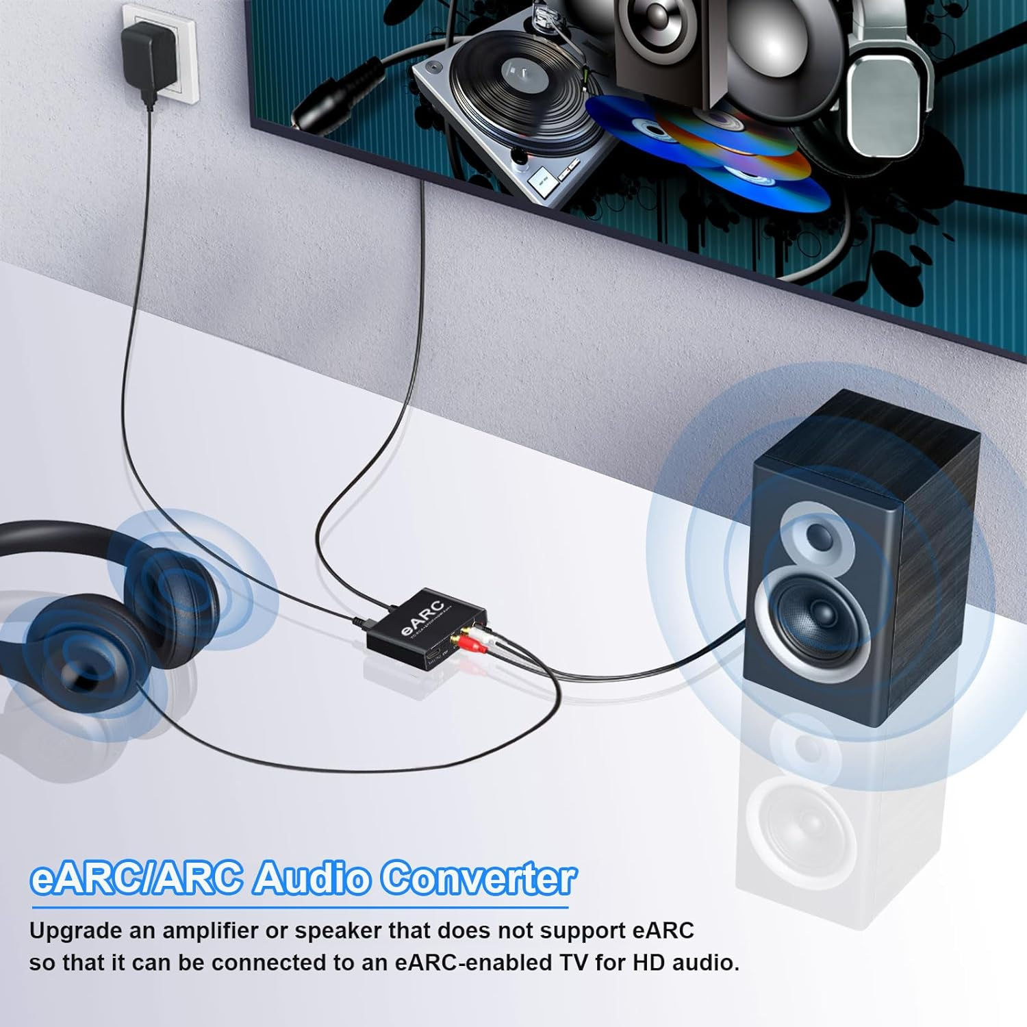 Hdmi Audio Extractor Earc 7.1 - 5.1 7.1チャンネルオーディオエクストラクター 192Khz HDMI EARC ARC