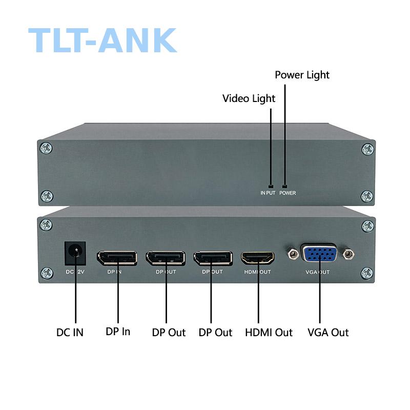Hdmi Splitter 1 In 4 Out 4K 60Hz - 4K 60Hz DisplayPort 1X4 スプリッター 1入力4出力