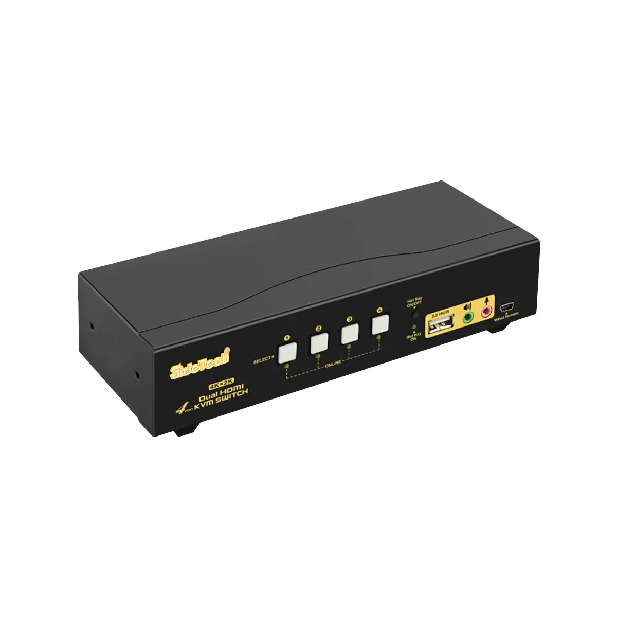 Hdmi Kvm Switch 4 Port Dual Monitor - 在庫あり JideTech 4ポート デュアルモニター HDMI 2.0