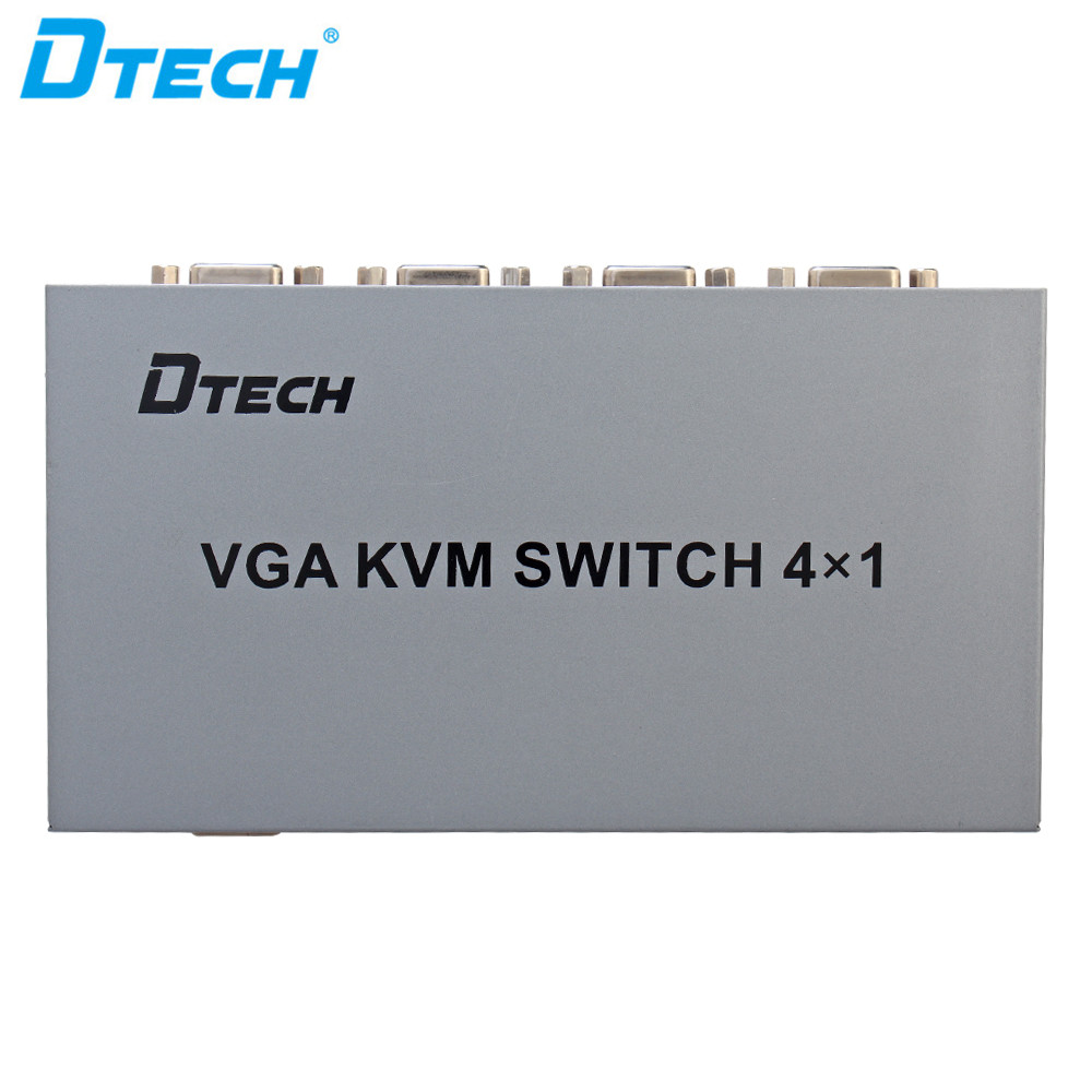 Hdmi Kvm Switch 4 Port Dual Monitor - DTECH 4ポートUSB HDMI KVMエクステンダー デュアルモニターKVMスイッチ PC用キーボードマウススキャナープリンター対応