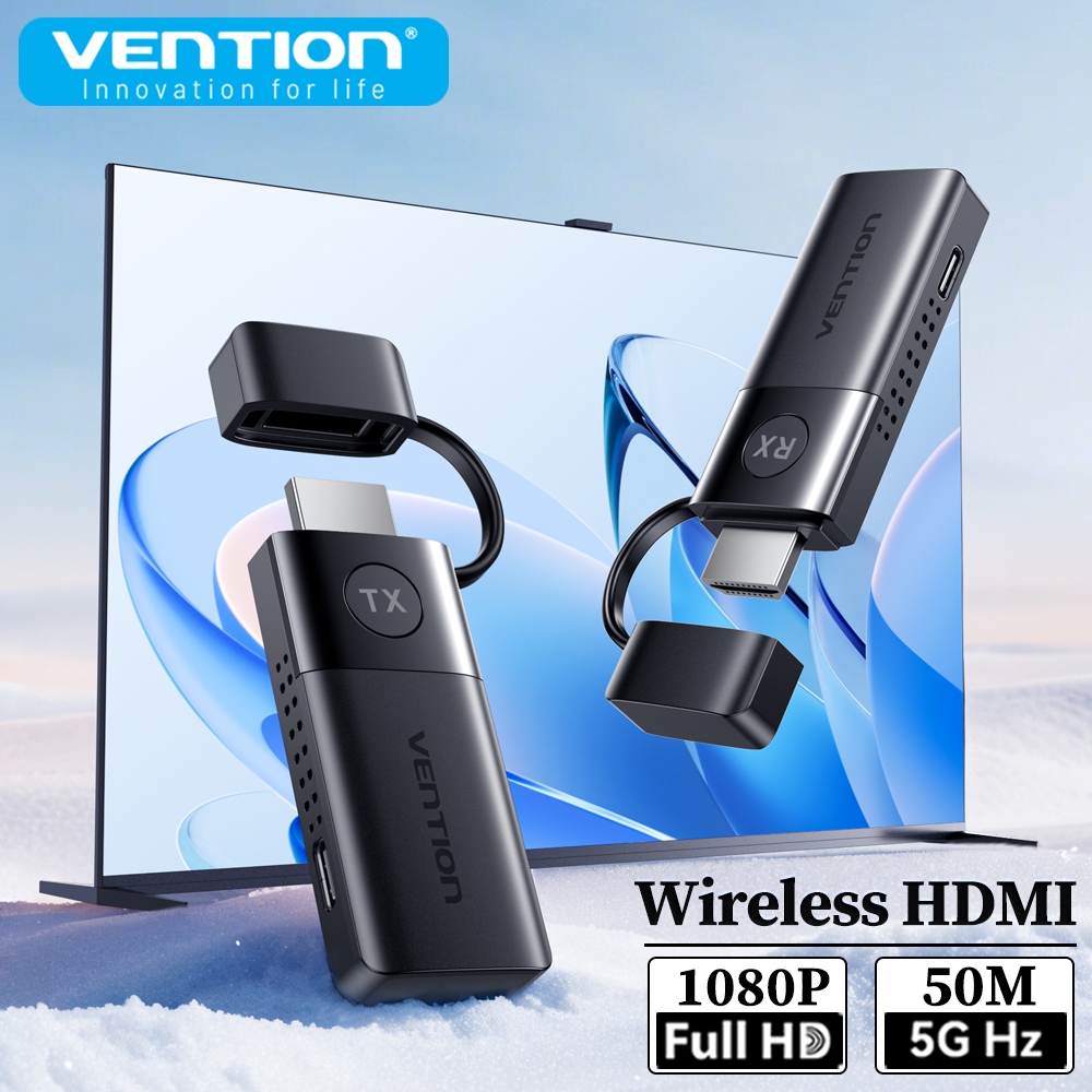 Wireless Hdmi Receiver For Projector - Vention ワイヤレス HDMI トランスミッターとレシーバー 1080P@60Hz 5GHz