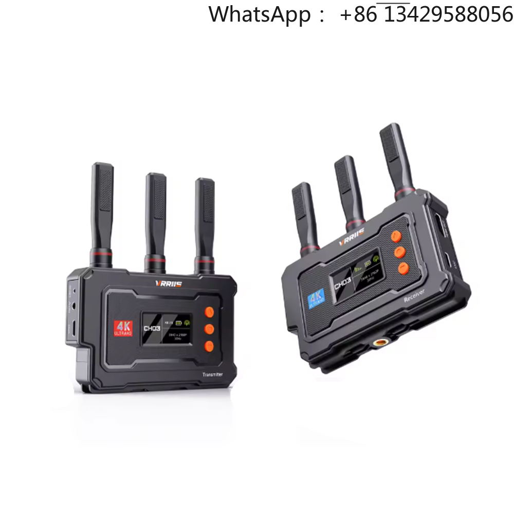 Wireless Video Transmitter For Camera Dslr - VRRIIS WL096Pro 500M 4K ワイヤレス送受信機 プロフェッショナルビデオ伝送