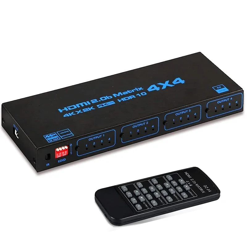 4K 60Hz HDMIマトリックススイッチャー 4入力4出 - Hdmi Splitter 1 In 4 Out 4K 60Hz のレビューと価格