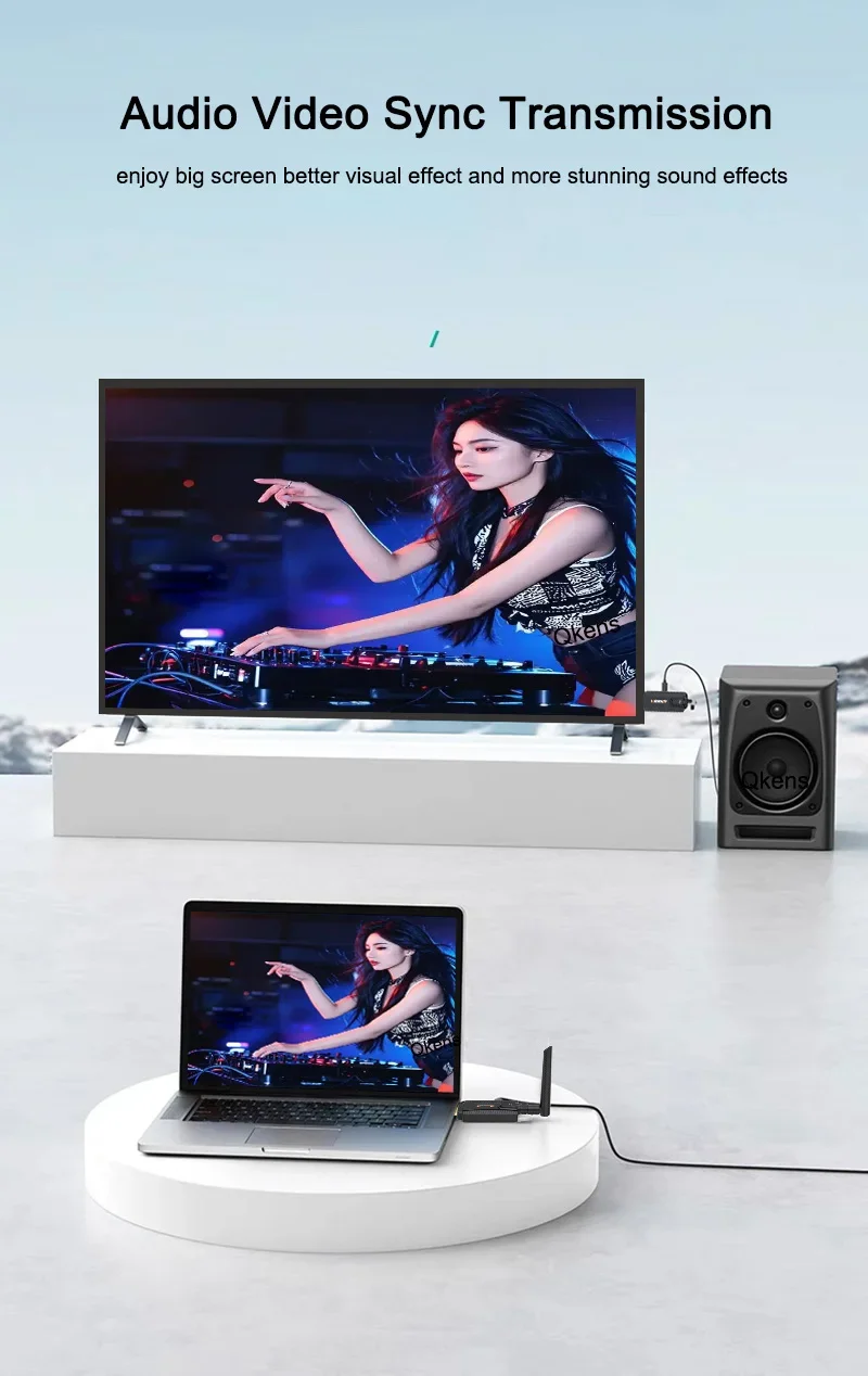 5G 200M ワイヤレス HDMI トランスミッターとレシ - Wireless Hdmi Receiver For Projector のレビューと価格