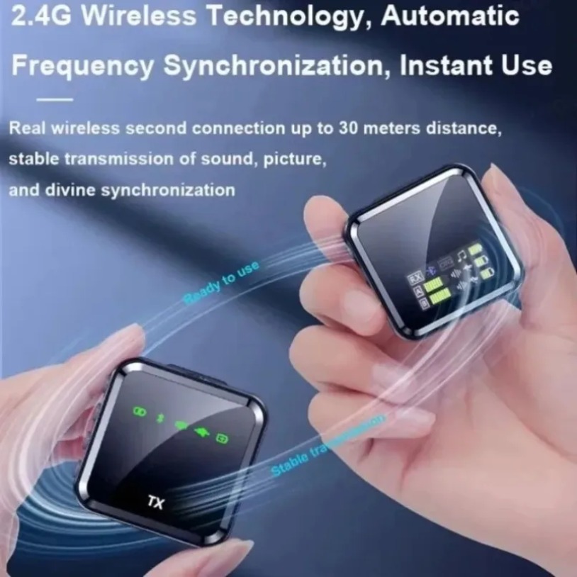 Bluetoothラペルマイクシステム、オーディオビデオ録画 - Wireless Video Transmitter For Camera Dslr のレビューと価格