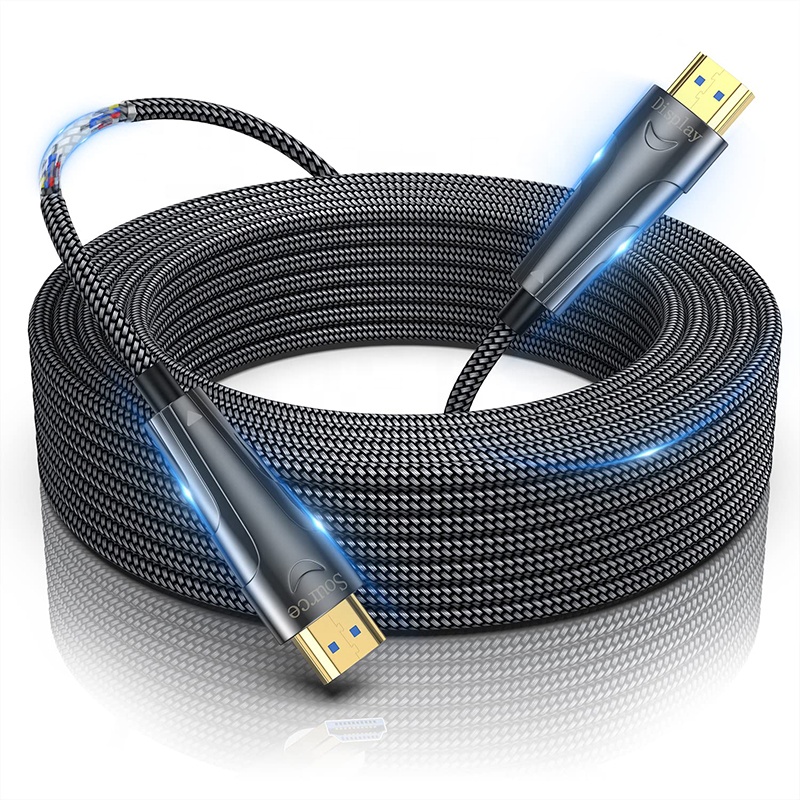 1080P 4K HDMIオス-オスケーブル 2.0 HDM - Hdmi Fiber Optic Cable 50M 100M のレビューと価格