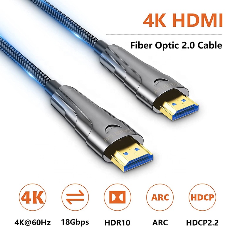 1080P 4K HDMIオス-オスケーブル 2.0 HDM - Hdmi Fiber Optic Cable 50M 100M のレビューと価格