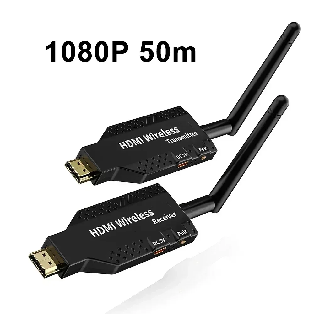 50m 100m 150m 1080p 4K HDMIワイヤ - Wireless Hdmi Transmitter And Receiver 4K のレビューと価格
