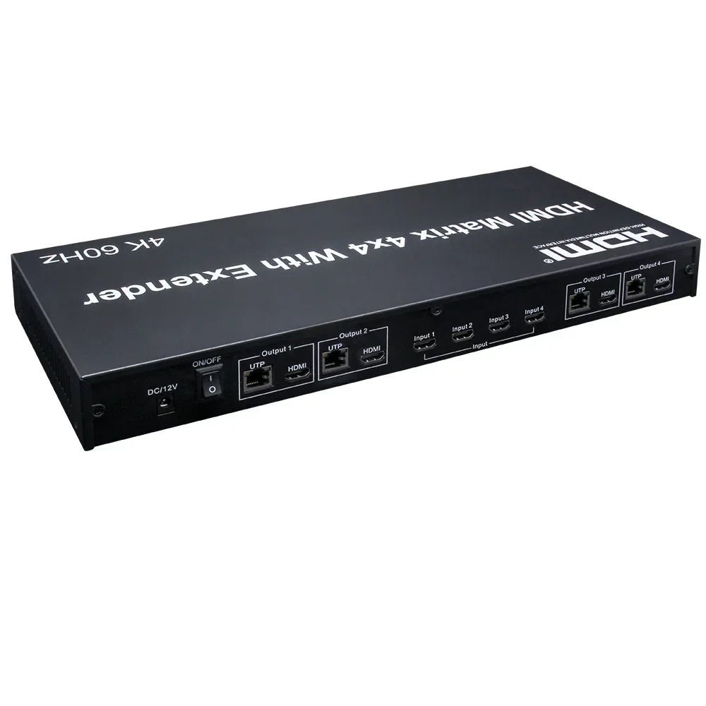 4K 60Hz 4x4マトリックスHDMI2.0 4x4 H - Hdmi Matrix Switch 4X4 4K 60Hz のレビューと価格