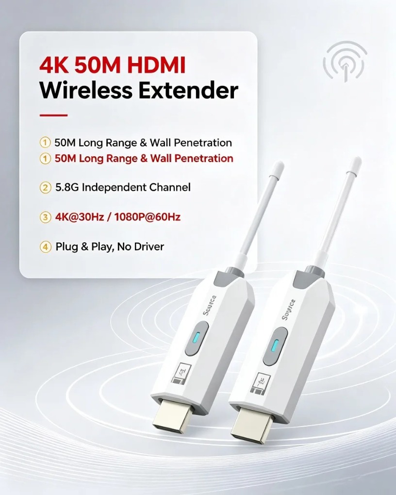 ポイントツーポイント4Kデコード対応HDMI互換ワイヤレスエ - Wireless Hdmi Transmitter And Receiver 4K のレビューと価格
