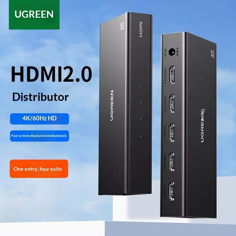 UGREEN CM604 HDMIスプリッター 1入力4出力 - Hdmi Splitter 1 In 4 Out 4K 60Hz のレビューと価格