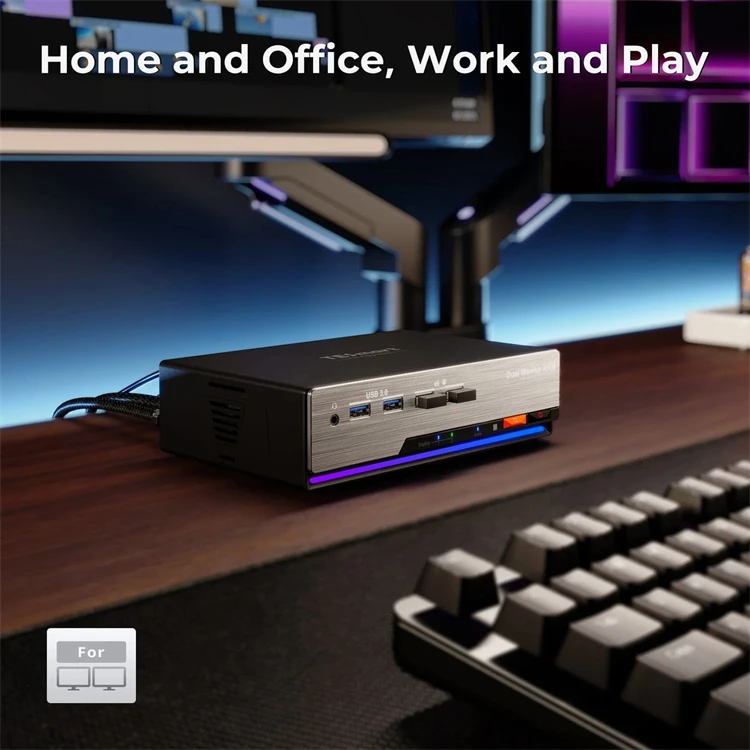 TESmart HDMI 2.1 デュアル4K144Hz K - Hdmi Kvm Switch 4 Port Dual Monitor のレビューと価格
